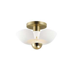 Poppy - 4W 1 LED Flush Mount-5.75 Inches Tall and 11.75 Inches Wide