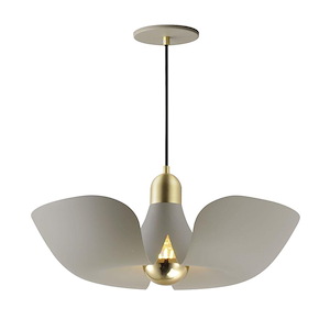 Poppy - 4W 1 LED Up Pendant-7.5 Inches Tall and 17.75 Inches Wide - 1311016