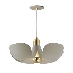 Poppy - 4W 1 LED Pendant-7.5 Inches Tall and 17.75 Inches Wide