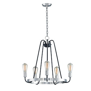 Haven-Five Light Chandelier-23.75 Inches wide by 22.5 inches high