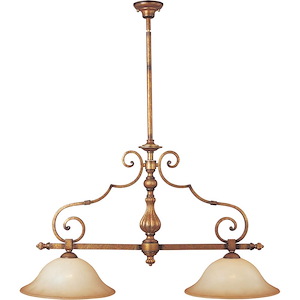 La Scalla-Two Light Island in European style-16 Inches wide by 37 inches high