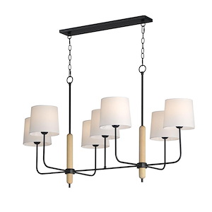 Bozeman - 7 Light Linear Pendant-27.25 Inches Tall and 48.5 Inches Wide