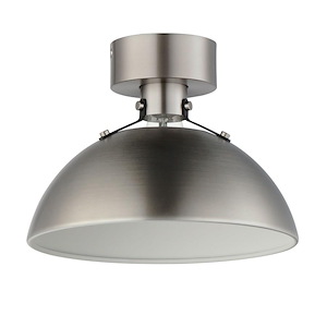 Dawn - 1 Light Semi-Flush Mount-9 Inches Tall and 12 Inches Wide