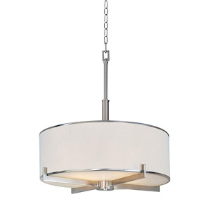 Nexus-Foyer Pendant 4 Light White in Contemporary style-22 Inches wide by 24.5 inches high - 229667