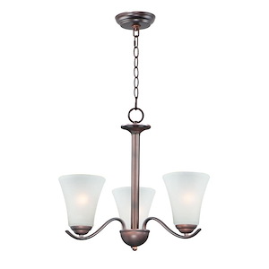 Vital-3 Light Chandelier-20 Inches wide by 18 inches high