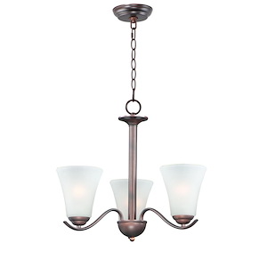 Vital-3 Light Chandelier-20 Inches wide by 18 inches high