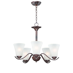 Vital-5 Light Chandelier-23 Inches wide by 20 inches high
