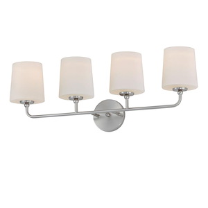 Bristol - 4 Light Bath Vanity-10 Inches Tall and 28.5 Inches Wide