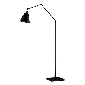 Library - 1 Light Floor Lamp In Rustic Style-55 Inches Tall and 11 Inches Wide - 1306178