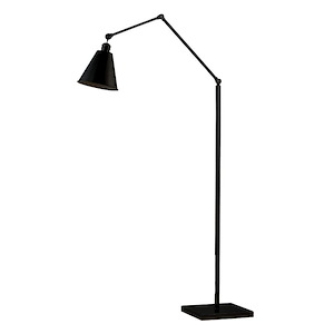 Library - 1 Light Floor Lamp In Rustic Style-55 Inches Tall and 11 Inches Wide - 1306178