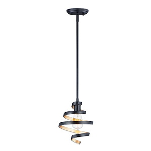 Twister-1 Light Mini Pendant-8 Inches wide by 10 inches high - 1213568