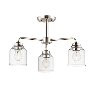 Acadia-Three Light Chandelier-20 Inches wide by 13.75 inches high