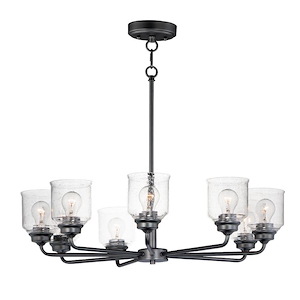 Acadia-Eight Light Chandelier-32 Inches wide by 8.5 inches high