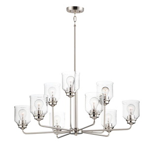 Acadia-9 Light Chandelier-34.75 Inches wide by 15 inches high
