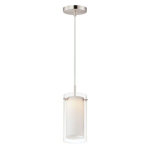Duo - 10.75 Inch 9W 1 LED Mini Pendant - 1046754