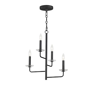 Madeira - 4 Light Chandelier-20 Inches Tall and 14.5 Inches Wide