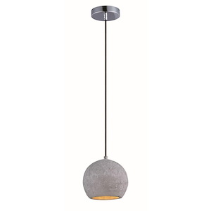 Crete-Pendant 1 Light-7 Inches wide by 7 inches high - 462880