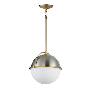 Duke - 1 Light Pendant-11.25 Inches Tall and 11.5 Inches Wide