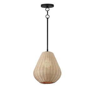 Maldives - 6W 1 LED Pendant-13 Inches Tall and 10.5 Inches Wide - 1311032
