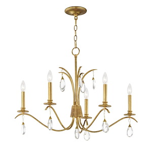 Eden - 5 Light Chandelier-22 Inches Tall and 32 Inches Wide - 1311041