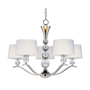 Rondo-Five Light Chandelier in Transitional style-31 Inches wide by 21.25 inches high