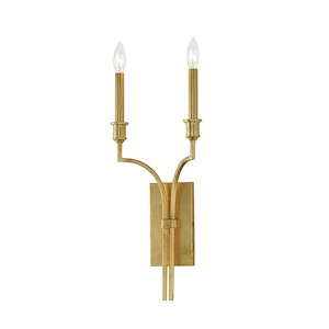 Normandy - 2 Light Wall Sconce-24.25 Inches Tall and 9 Inches Wide