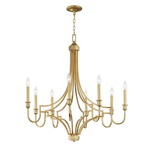 Normandy - 8 Light Chandelier-34.75 Inches Tall and 34 Inches Wide