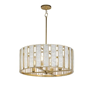 Miramar - 4 Light Pendant-11.5 Inches Tall and 24.25 Inches Wide