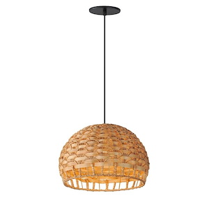 Tahiti - 1 Light Pendant-9.25 Inches Tall and 14 Inches Wide - 1311051