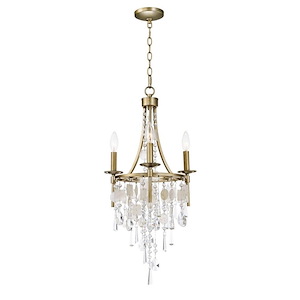 Cebu-Three Light Chandelier-15 Inches wide by 28 inches high