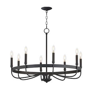 Frankie - 8 Light Chandelier-22.25 Inches Tall and 29 Inches Wide