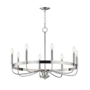 Frankie - 8 Light Chandelier-22.25 Inches Tall and 29 Inches Wide