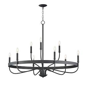 Frankie - 9 Light Chandelier-32 Inches Tall and 39.75 Inches Wide - 1342366