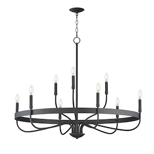 Frankie - 9 Light Chandelier-32 Inches Tall and 39.75 Inches Wide