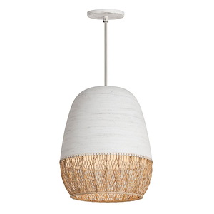 Tamba - 1 Light Pendant-18.25 Inch Tall and 16 Inch Wide - 1377218