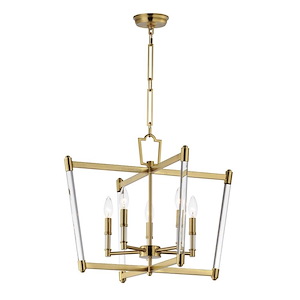 Lucent - 5 Light Chandelier In Traditional Style-18.25 Inches Tall and 23.25 Inches Wide