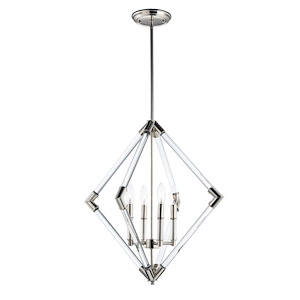 Lucent-Four Light Pendant-24 Inches wide by 23.5 inches high