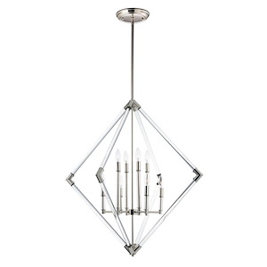 Lucent-Eight Light Pendant-35.5 Inches wide by 35 inches high