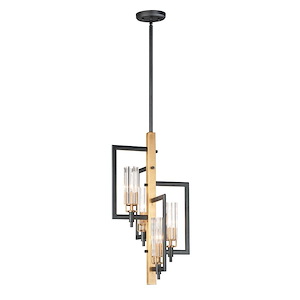 Flambeau-Four Light Pendant-13 Inches wide by 25 inches high - 882556