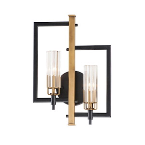 Flambeau-2 Light Wall Sconce-13 Inches wide by 18 inches high - 1213600