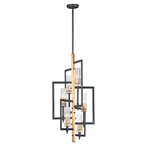 Flambeau-Six Light Chandelier-14 Inches wide by 34.25 inches high