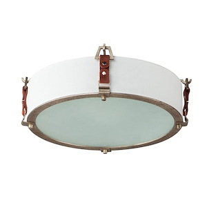 Sausalito - 3 Light Flush Mount-6.25 Inches Tall and 15.5 Inches Wide - 1306188