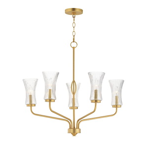 Camelot - 5 Light Chandelier-16.75 Inches Tall and 28.25 Inches Wide