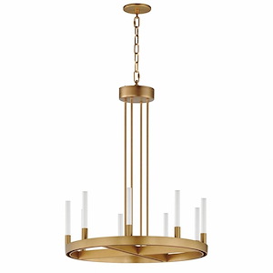 Ovation - 18W 9 LED Chandelier-26.5 Inches Tall and 23.5 Inches Wide - 1265843