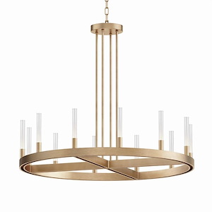 Ovation - 36W 12 LED Chandelier-24.35 Inches Tall and 31.5 Inches Wide - 1306193