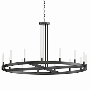 Ovation - 30W 15 LED Chandelier-24.35 Inches Tall and 47 Inches Wide