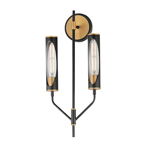 Regent - 12W 2 LED Wall Sconce-22.5 Inches Tall and 10 Inches Wide