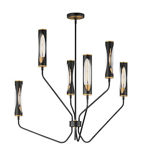 Regent - 36W 6 LED Pendant-28.5 Inches Tall and 36 Inches Wide