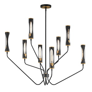 Regent - 48W 8 LED Chandelier-30.5 Inches Tall and 40 Inches Wide