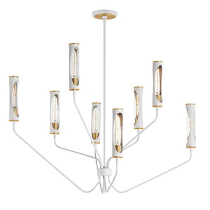 Regent - 48W 8 LED Chandelier-30.5 Inches Tall and 40 Inches Wide - 1342371